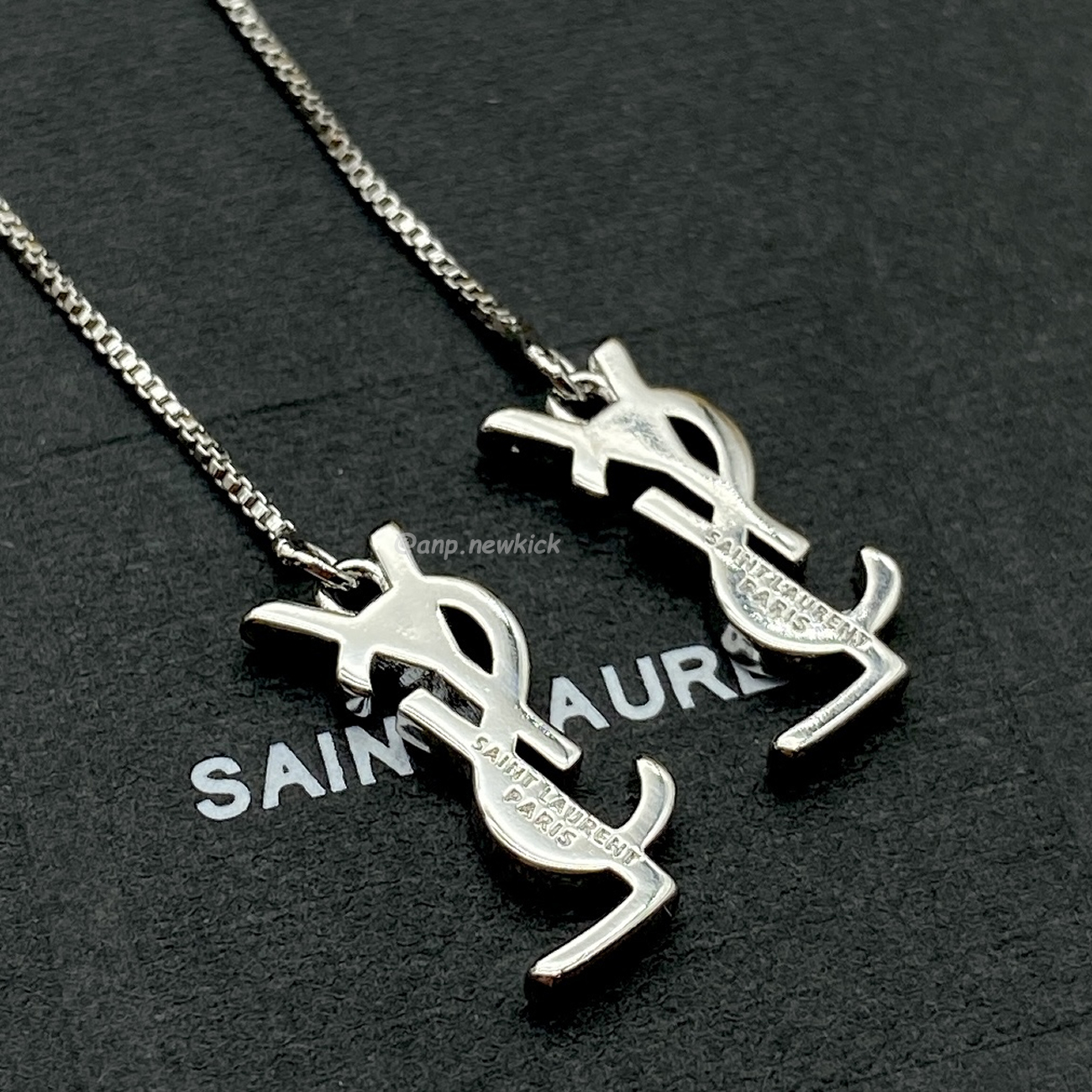 Saint Laurent Opyum Ysl Hanging Earrings (7) - www.newkick.vip